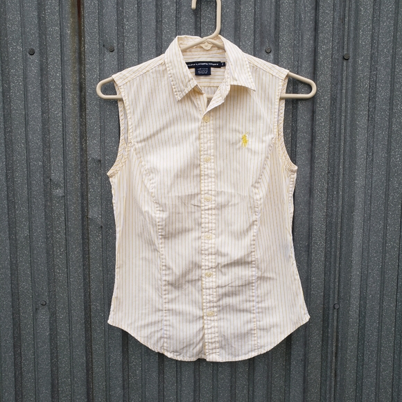Ralph Lauren | Tops | Ralph Lauren Sport Button Down Shirt Sleeveless 2 |  Poshmark